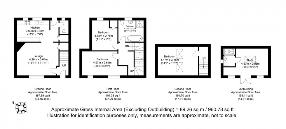 Floorplan for Lee Road, Lewes, BN7