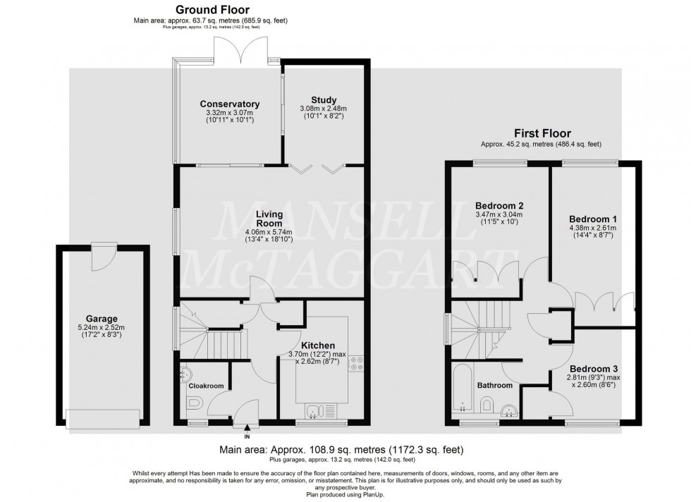 Floorplan for Freshfield Bank, Forest Row, RH18