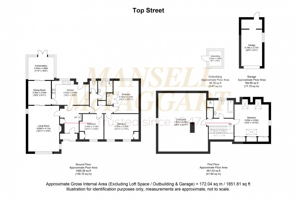 Floorplan for Top Street, Bolney, RH17