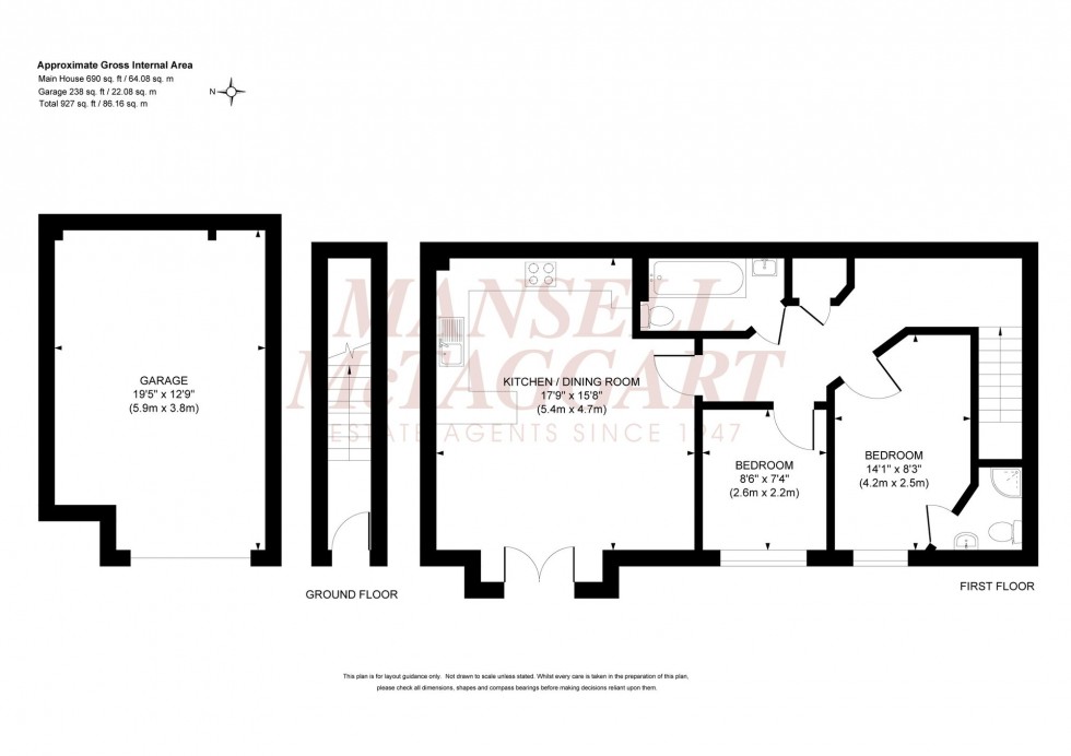 Floorplan for Orchard Close, Burgess Hill, RH15