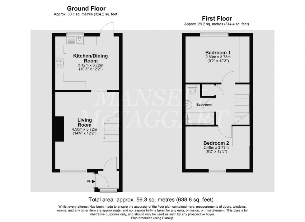 Floorplan for London Road, East Grinstead, RH19