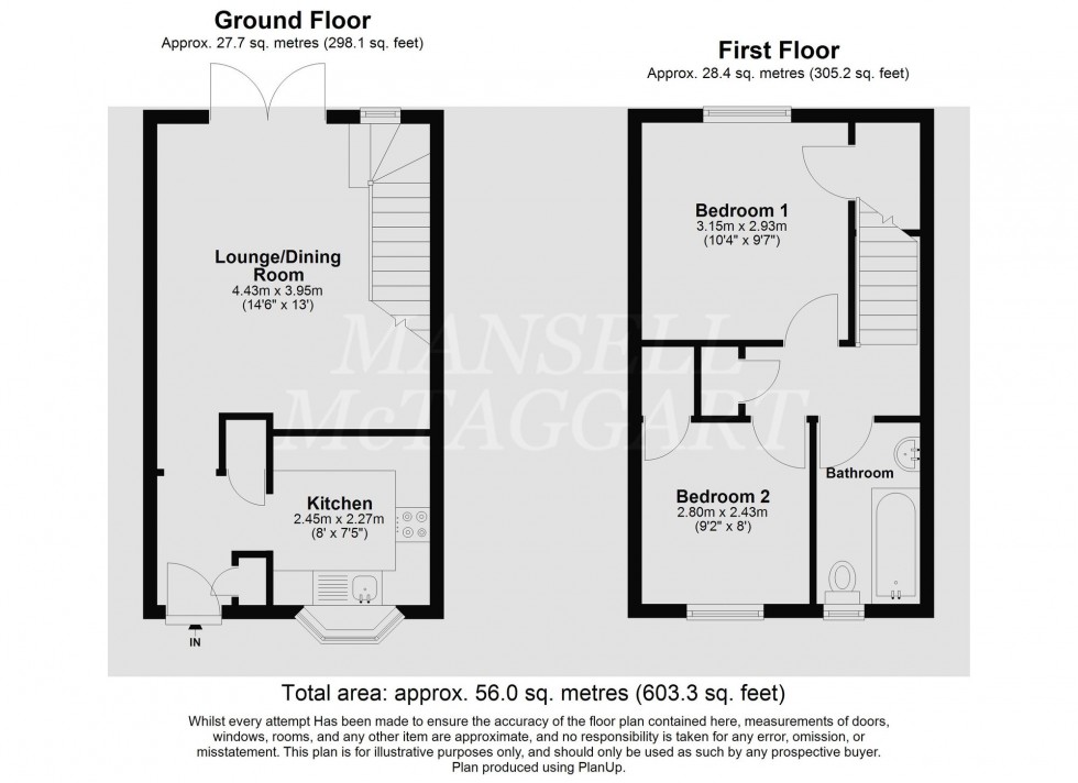 Floorplan for Walton Heath, Crawley, RH10