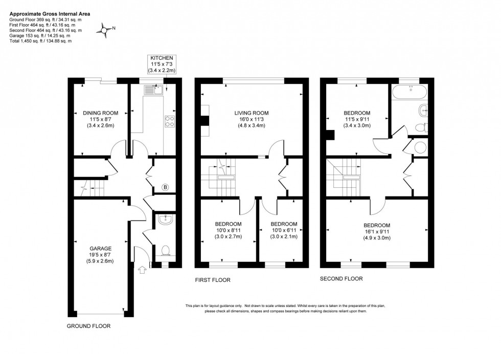 Floorplan for Courtlands, Haywards Heath, RH16