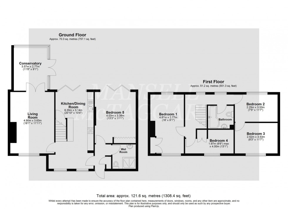 Floorplan for Hamsey Road, Sharpthorne, RH19