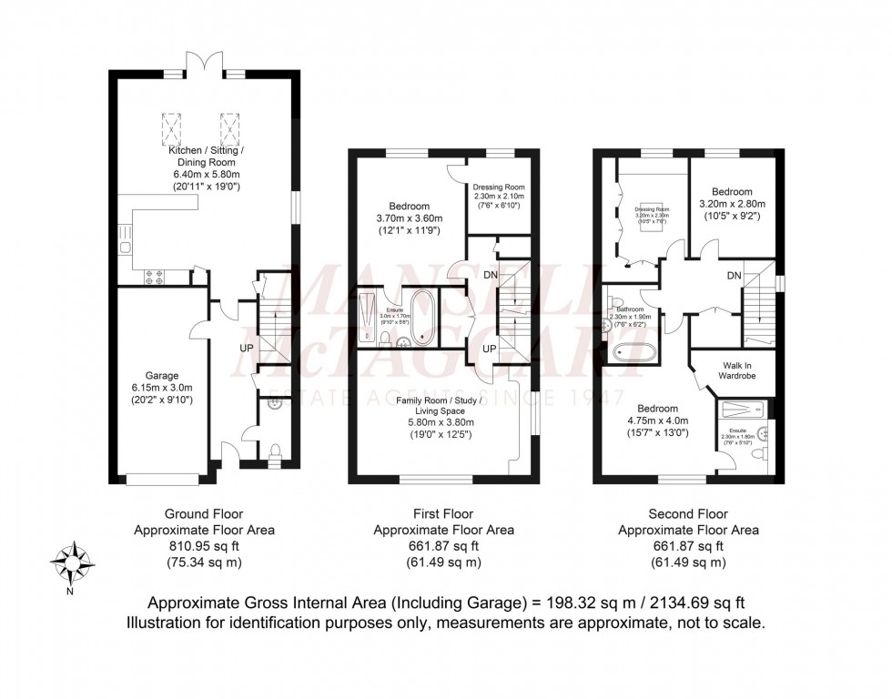 Floorplan for Howard Place, Horsham, RH12