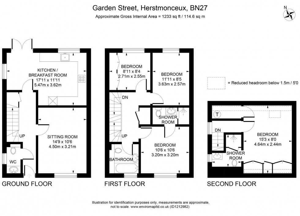 Floorplan for Gardner Street, Herstmonceux, BN27