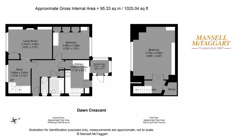 Floorplan for Dawn Crescent, Upper Beeding, BN44