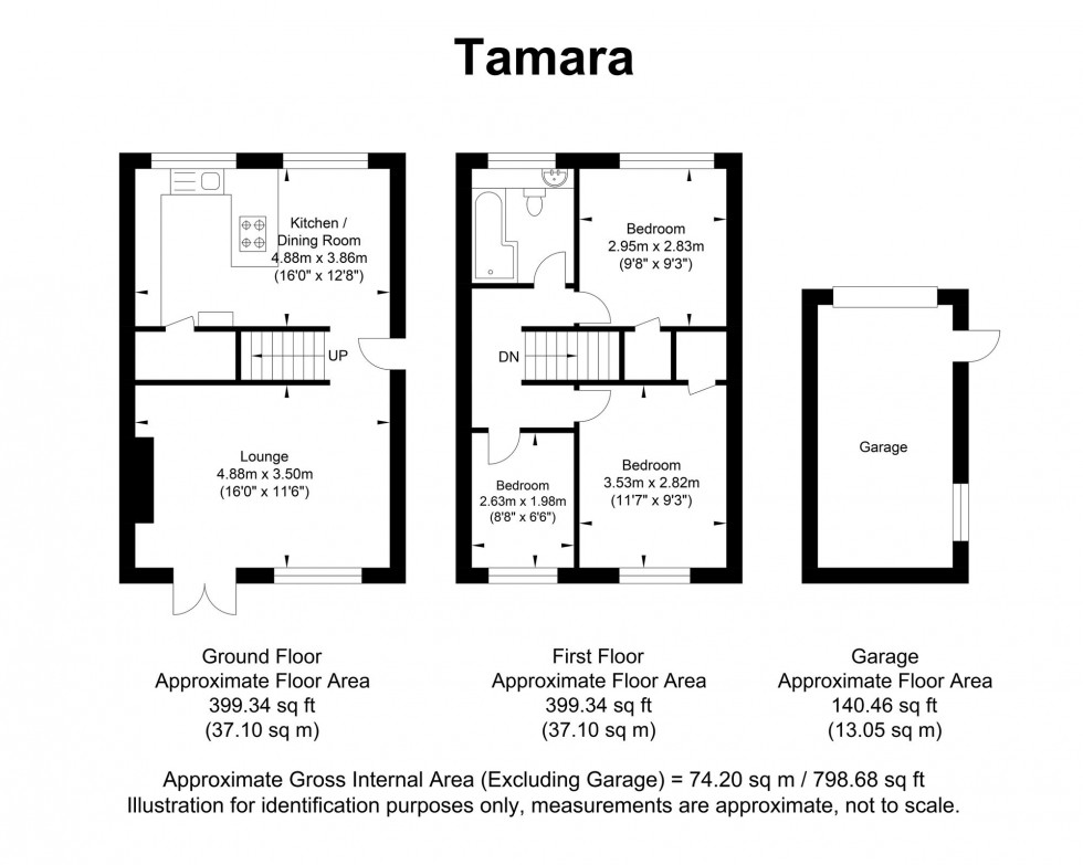 Floorplan for London Road, Uckfield, TN22