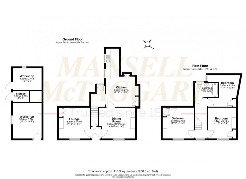 Floorplan for The Green, Newick, BN8