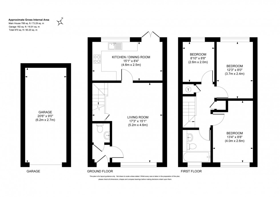Floorplan for Tanners Cross, Haywards Heath, RH16