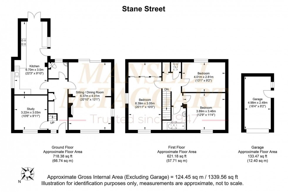 Floorplan for Stane Street, Five Oaks, RH14