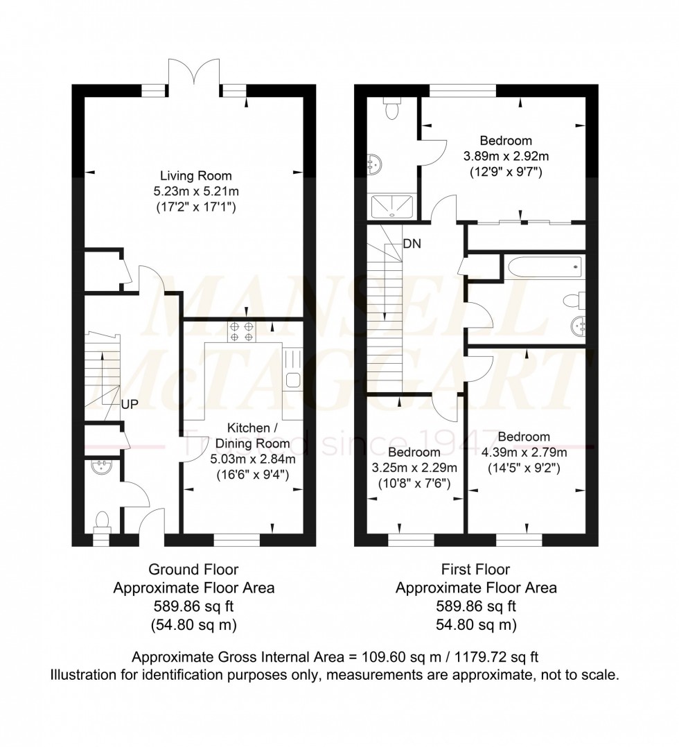 Floorplan for Long Lane, Handcross, RH17