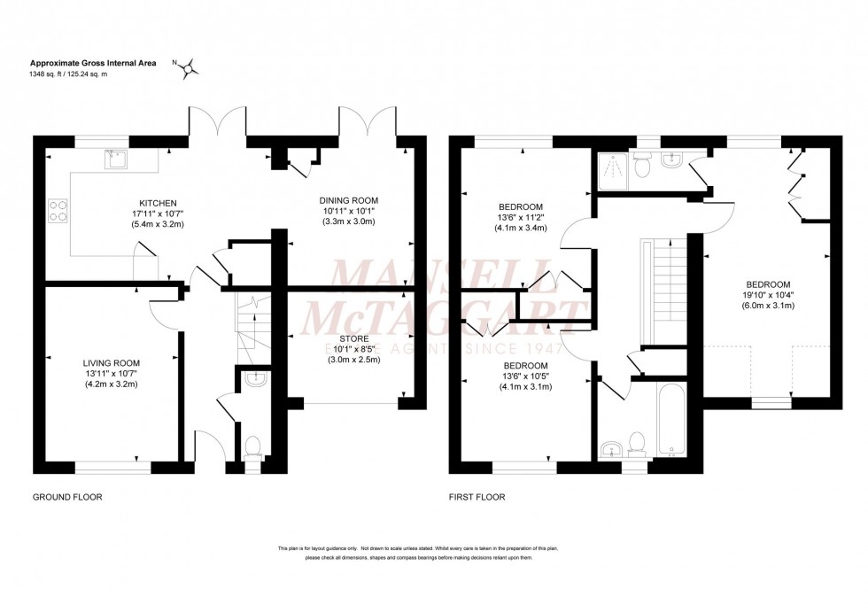 Floorplan for Upton Drive, Ansty, RH17