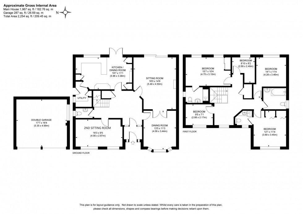 Floorplan for Strood Gate, Wivelsfield Green, RH17