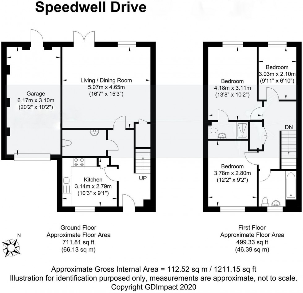 Floorplan for Speedwell Drive, Lindfield, RH16