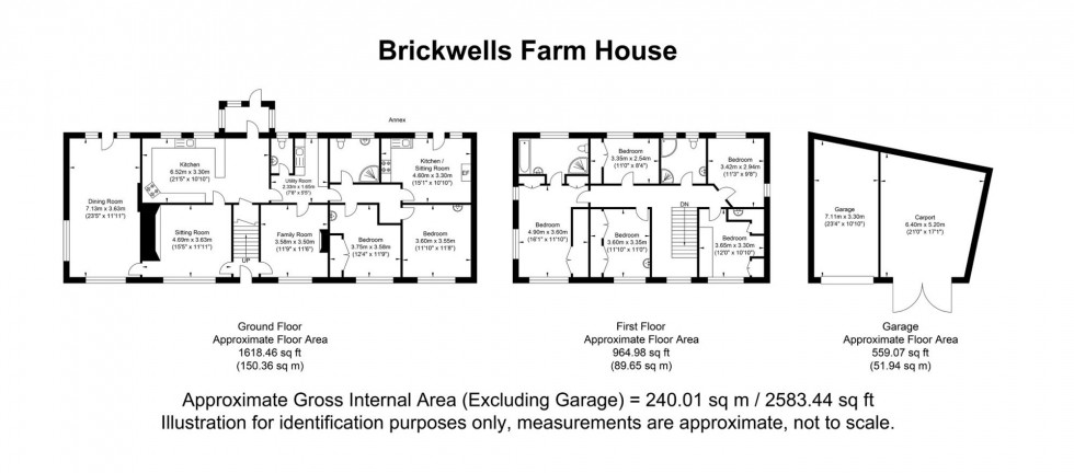 Floorplan for Horam, Heathfield, TN21