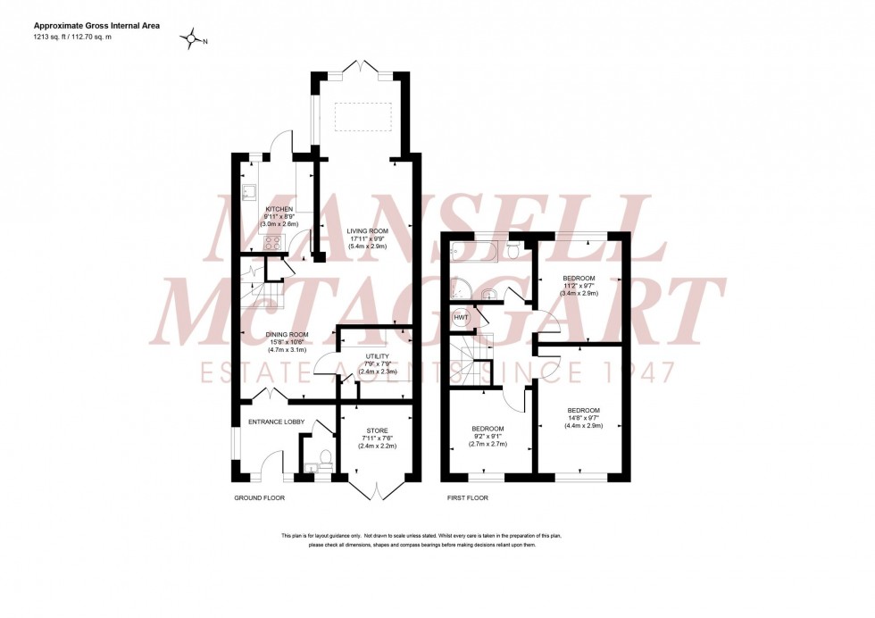 Floorplan for Ruspers, Burgess Hill, RH15