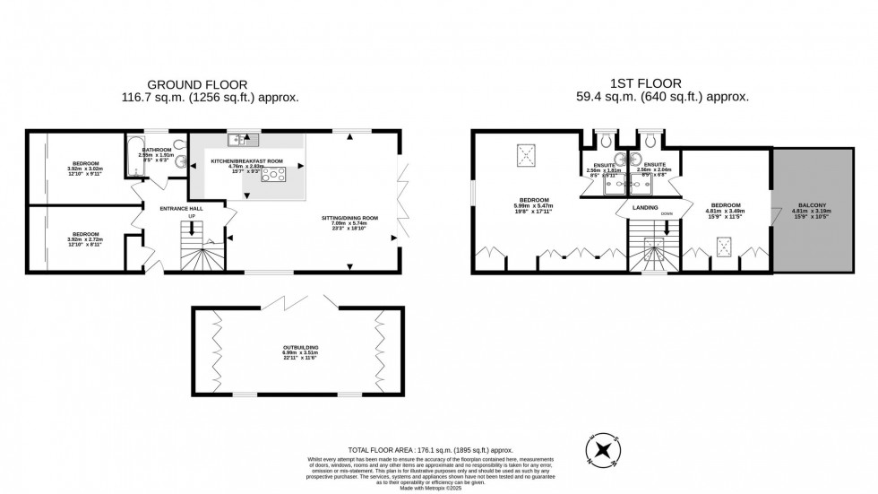 Floorplan for Maplewood Drive, Lingfield, RH7