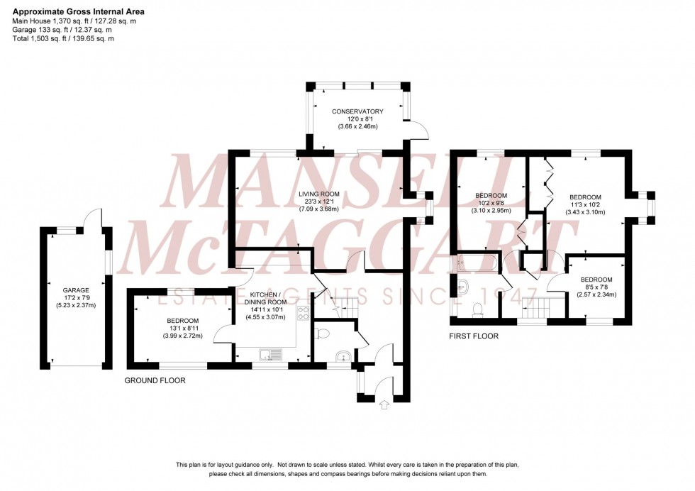 Floorplan for The Warren, Burgess Hill, RH15