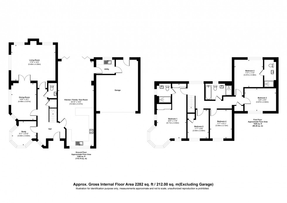 Floorplan for Ferny Croft, Haywards Heath, RH16