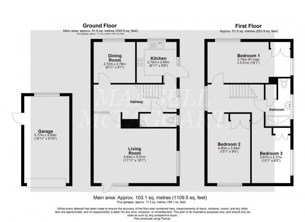 Floorplan for Top Road, Sharpthorne, RH19