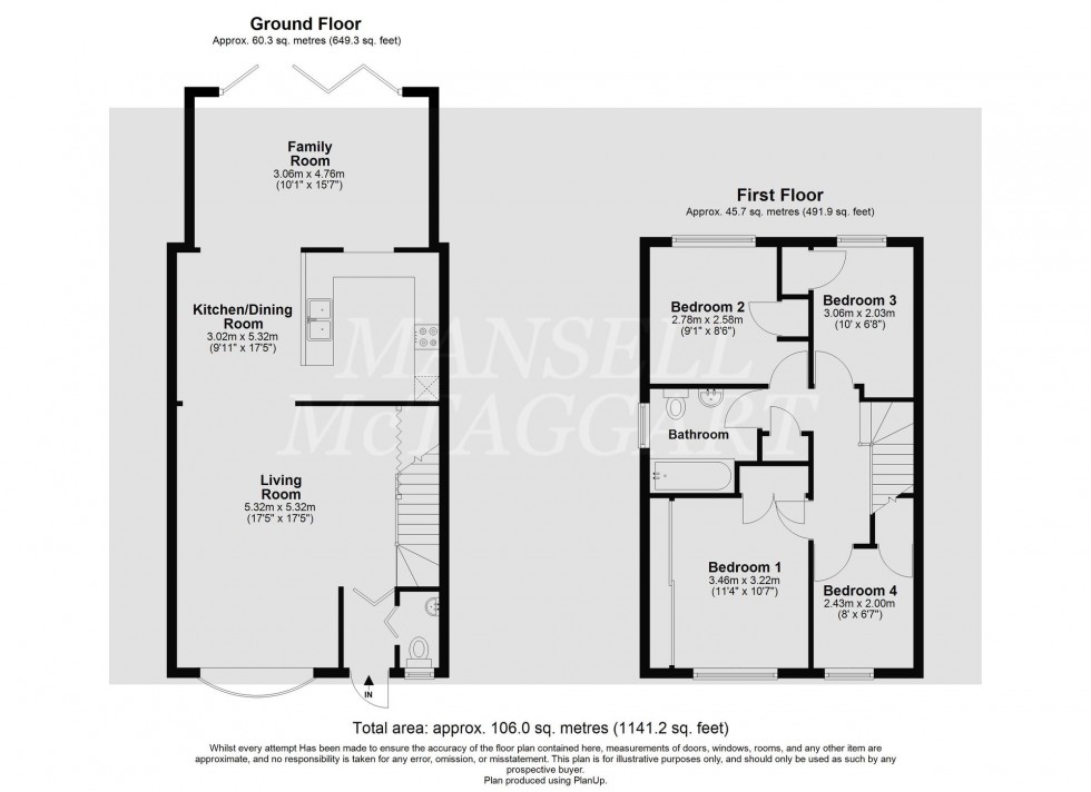 Floorplan for Pinetrees Close, Copthorne, RH10