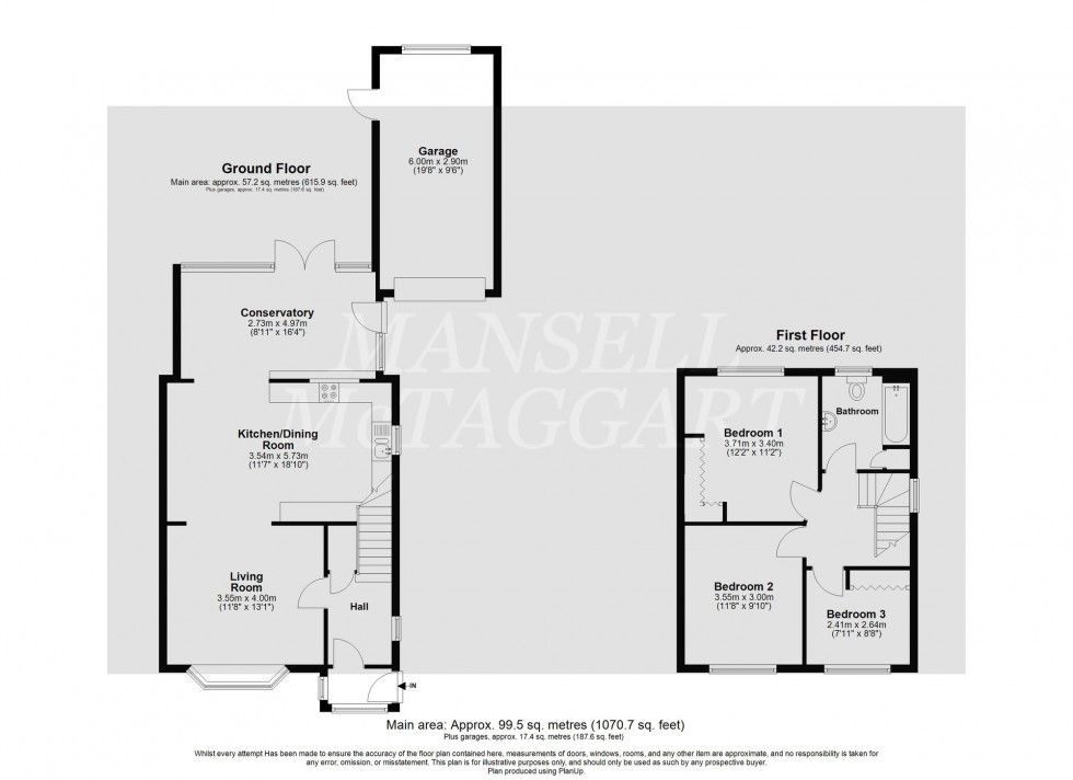 Floorplan for Browning Close, Crawley, RH10