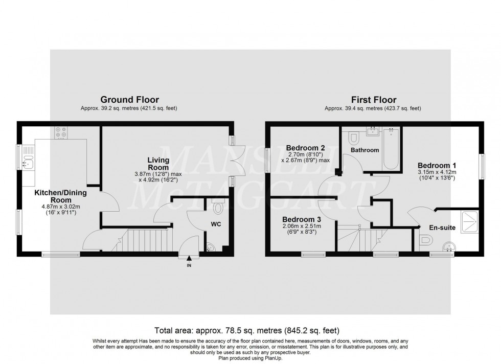 Floorplan for Riverside Walk, Crawley, RH10