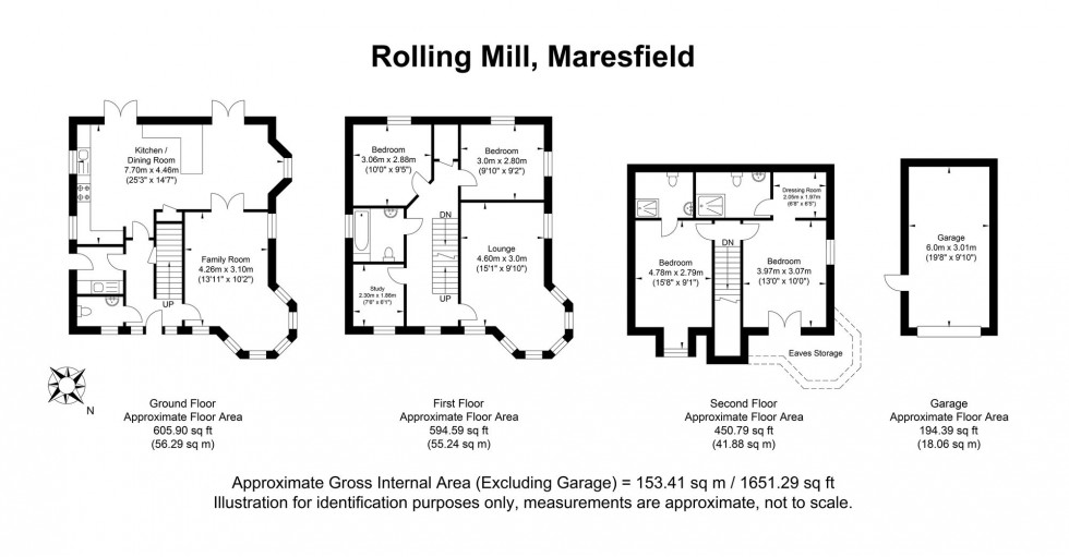 Floorplan for Rolling Mill, Maresfield, TN22