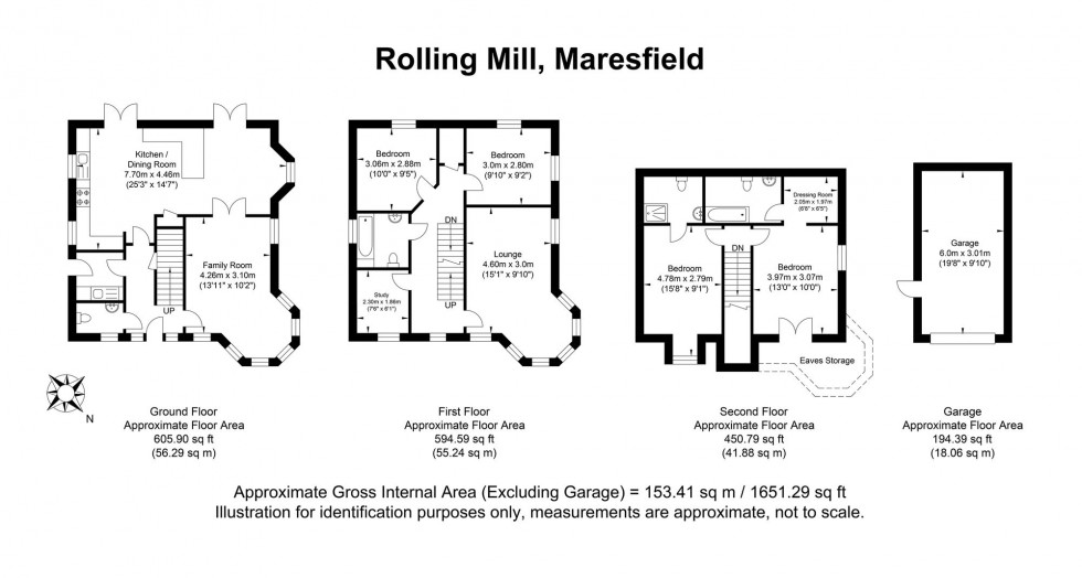Floorplan for Rolling Mill, Maresfield, TN22