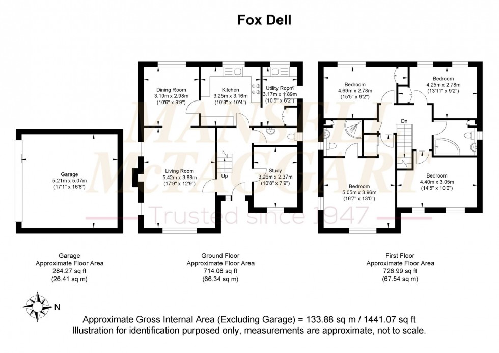 Floorplan for Fox Dell, Storrington, RH20