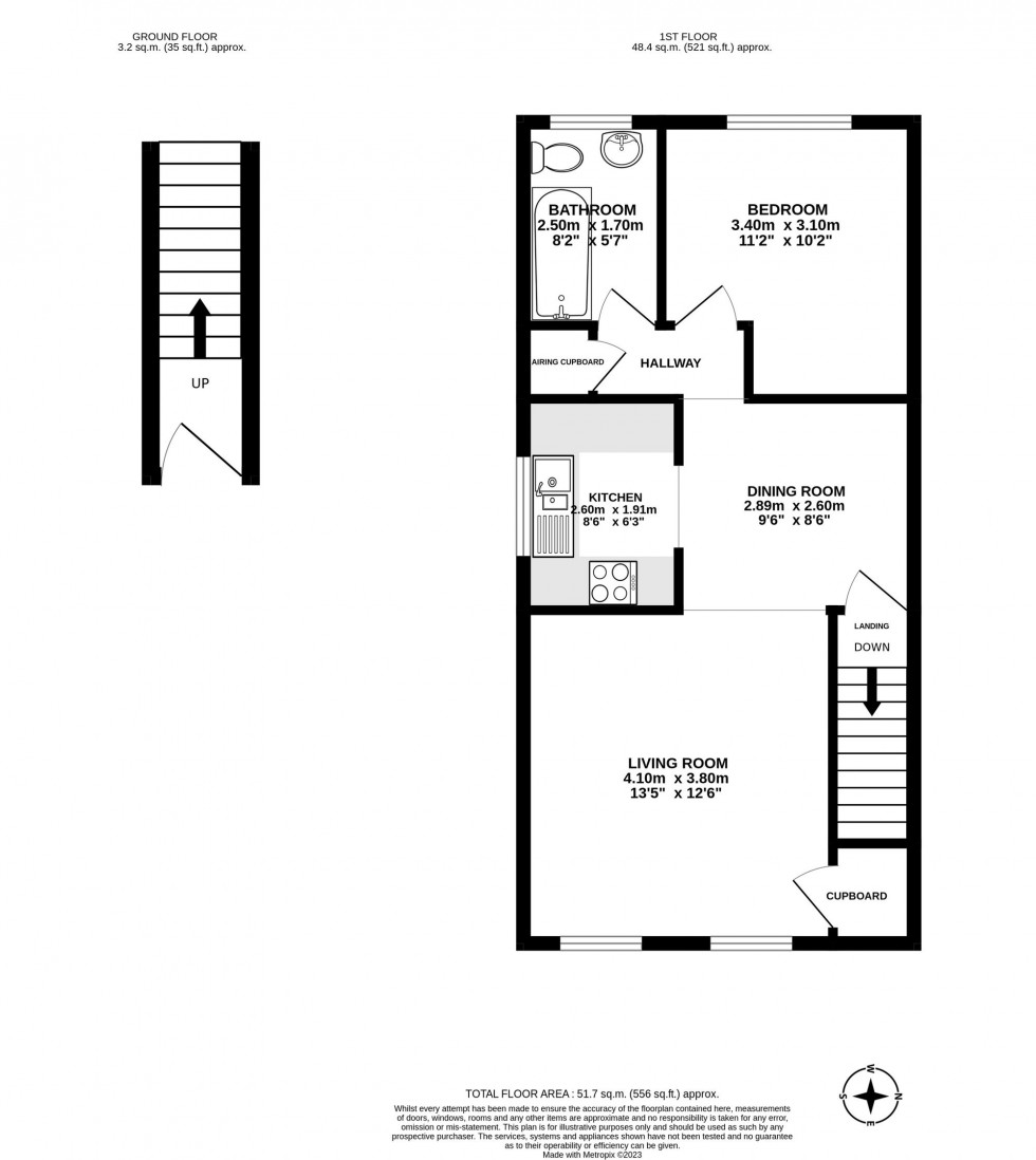 Floorplan for Excalibur Close, Ifield, RH11