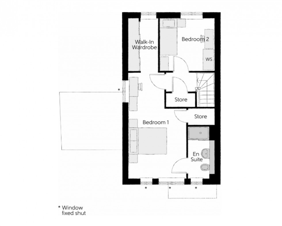 Floorplan for Steers Lane, Forge Wood, RH10