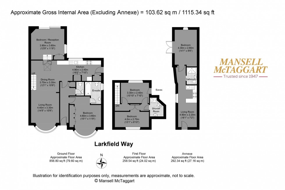 Floorplan for Larkfield Way, Brighton, BN1