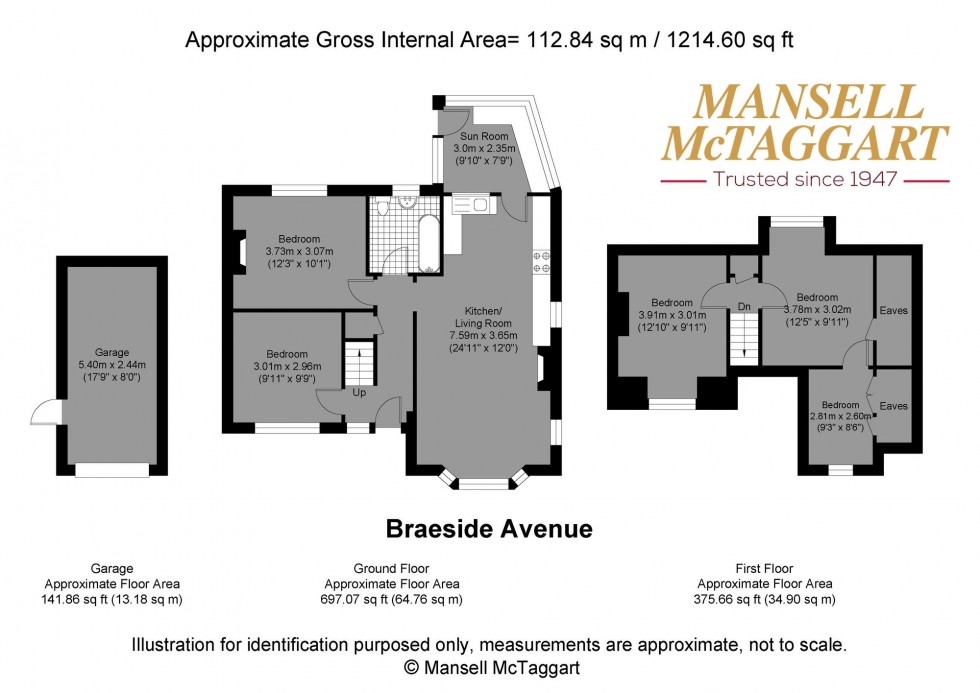 Floorplan for Braeside Avenue, Brighton, BN1