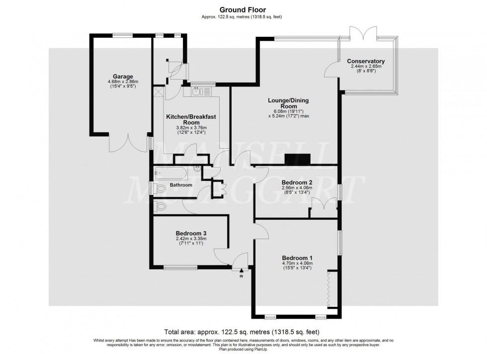 Floorplan for Rufwood, Crawley Down, RH10
