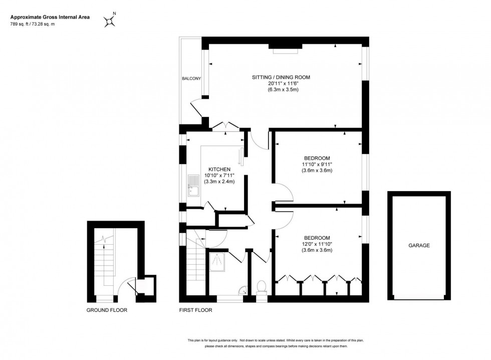 Floorplan for Chestnuts Close, Lindfield, RH16