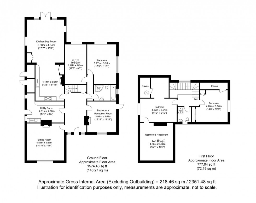 Floorplan for Prince Edwards Road, Lewes, BN7