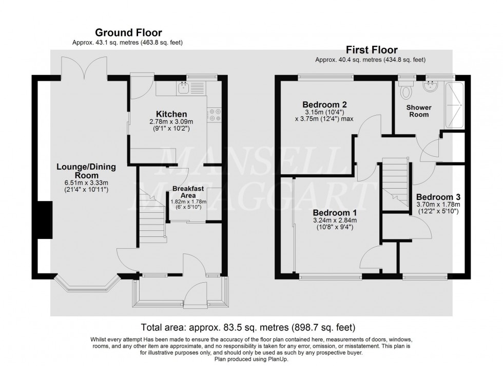 Floorplan for Peterborough Road, Crawley, RH10