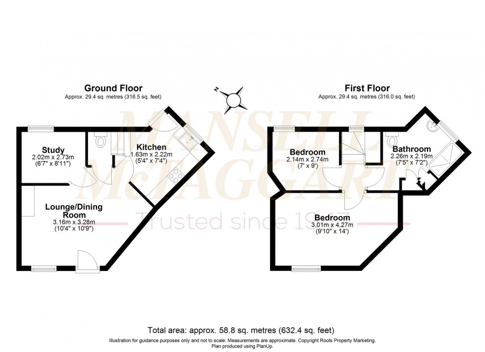 Floorplan for South Chailey, Lewes, BN8
