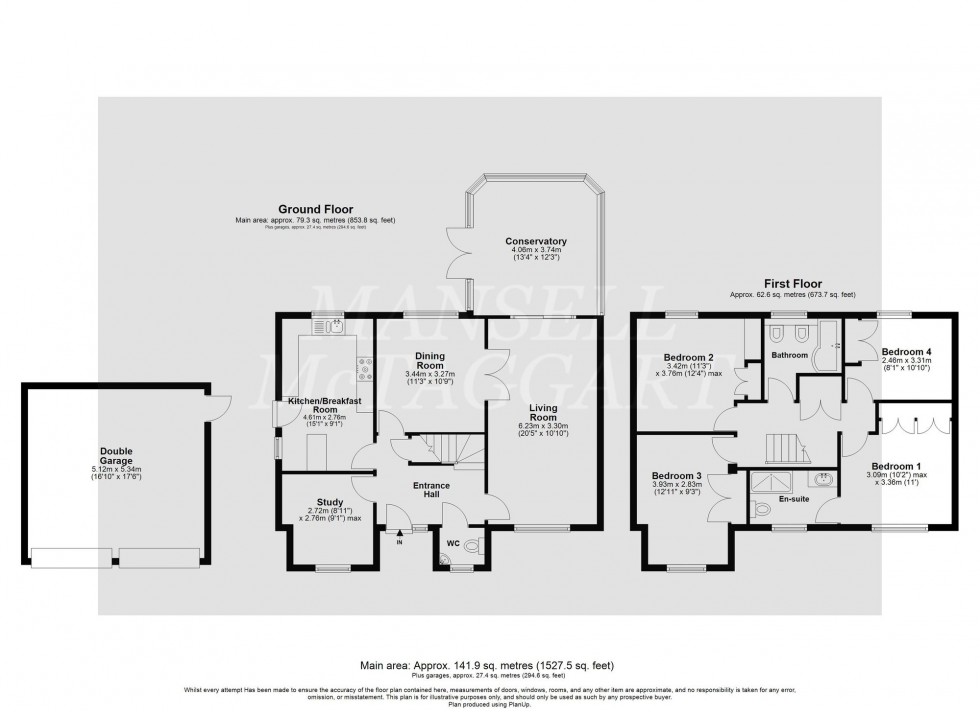 Floorplan for Wynlea Close, Crawley Down, RH10