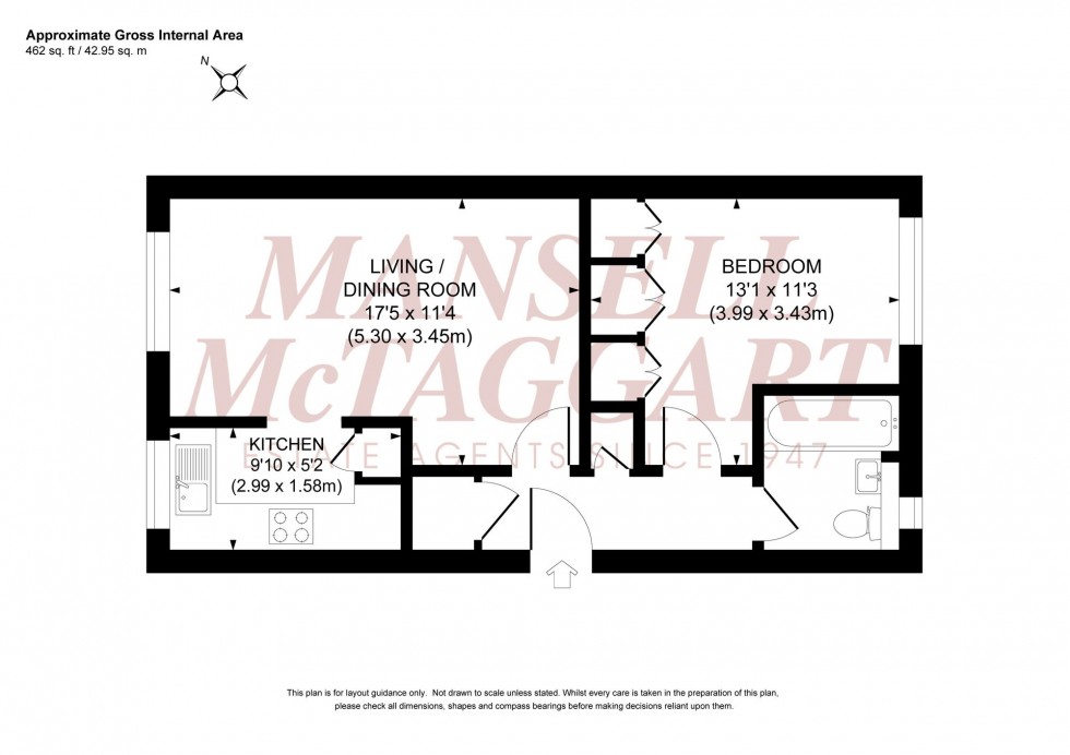 Floorplan for Junction Close, Burgess Hill, RH15