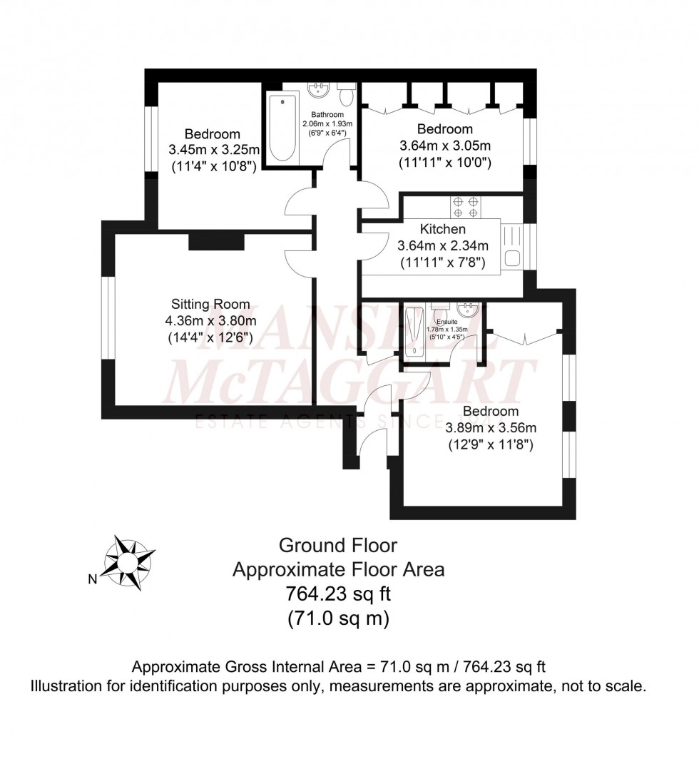 Floorplan for Tanbridge Park, Horsham, RH12