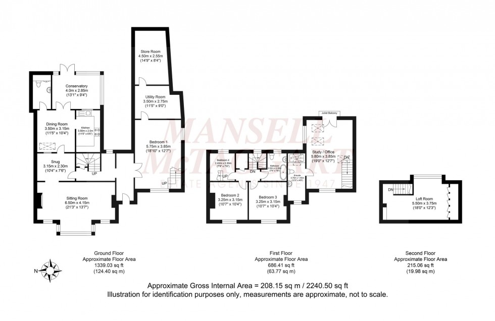 Floorplan for Crawley Road, Horsham, RH12