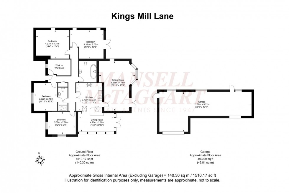 Floorplan for Kings Mill Lane, South Nutfield, RH1