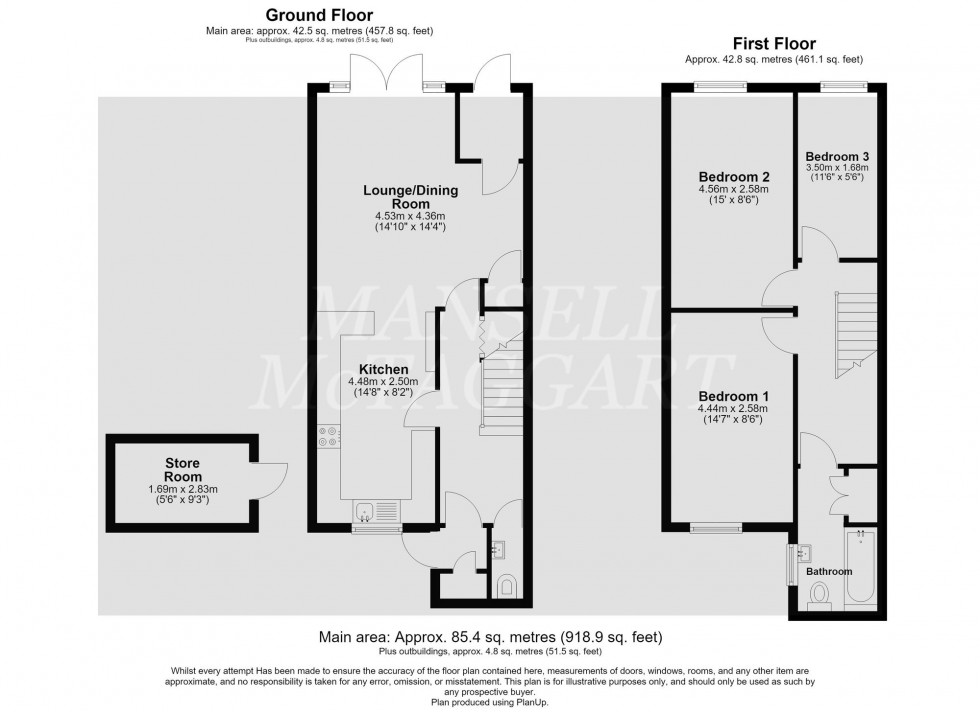 Floorplan for Heather Walk, Crawley, RH11