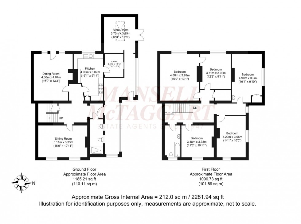 Floorplan for Brighton Road, Lower Beeding, RH13
