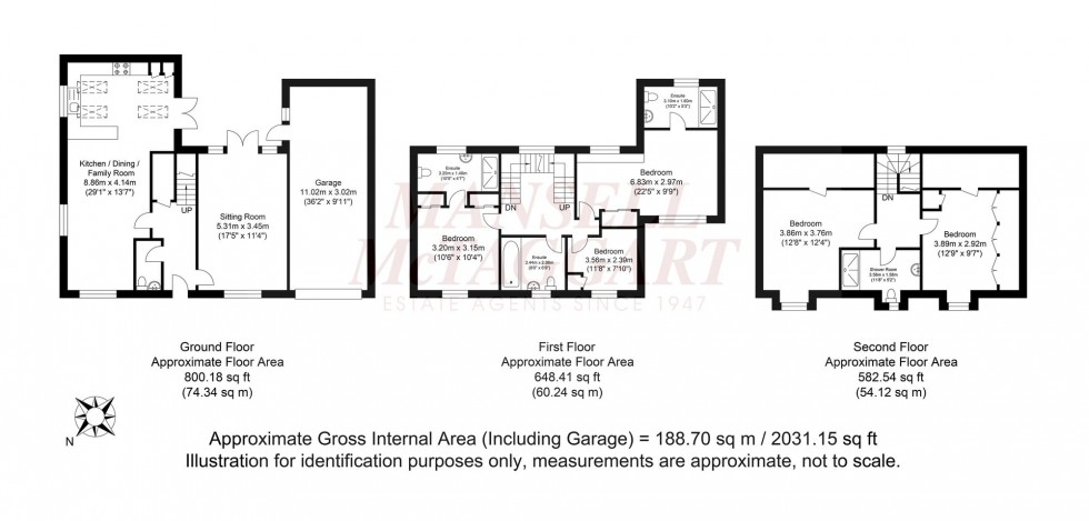Floorplan for Cheesmer Way, Broadbridge Heath, RH12