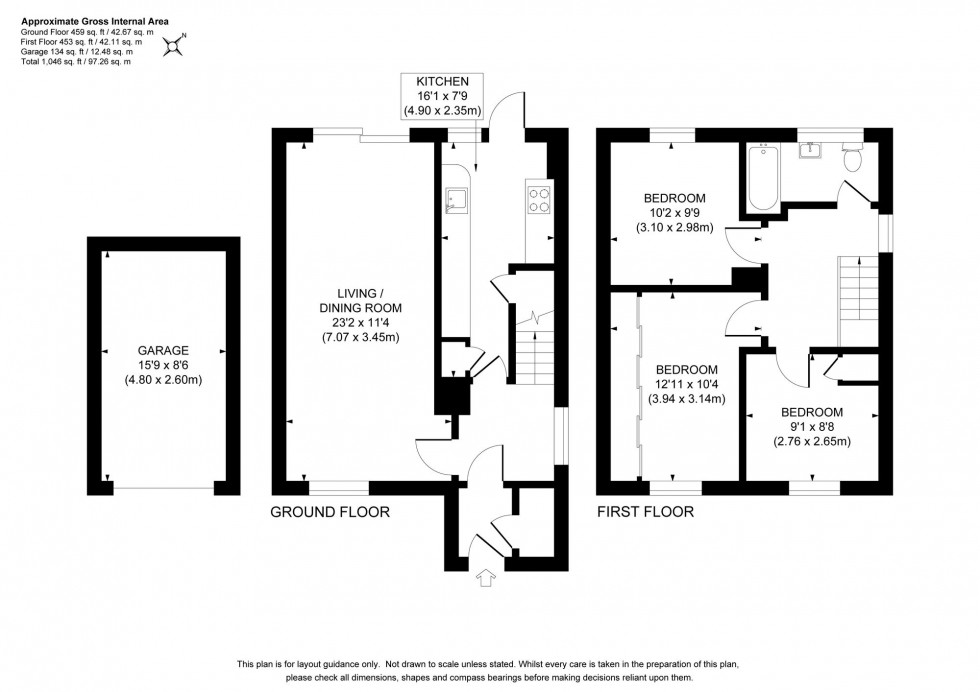 Floorplan for Noahs Ark Lane, Lindfield, RH16