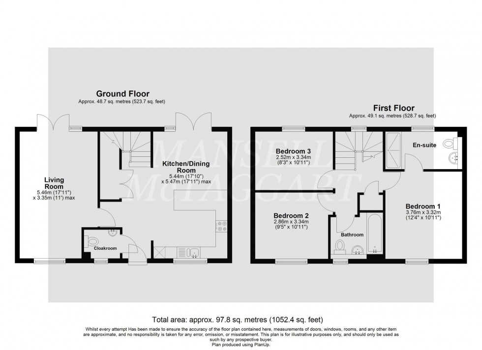 Floorplan for Bellevue Farm Road, Pease Pottage, RH11
